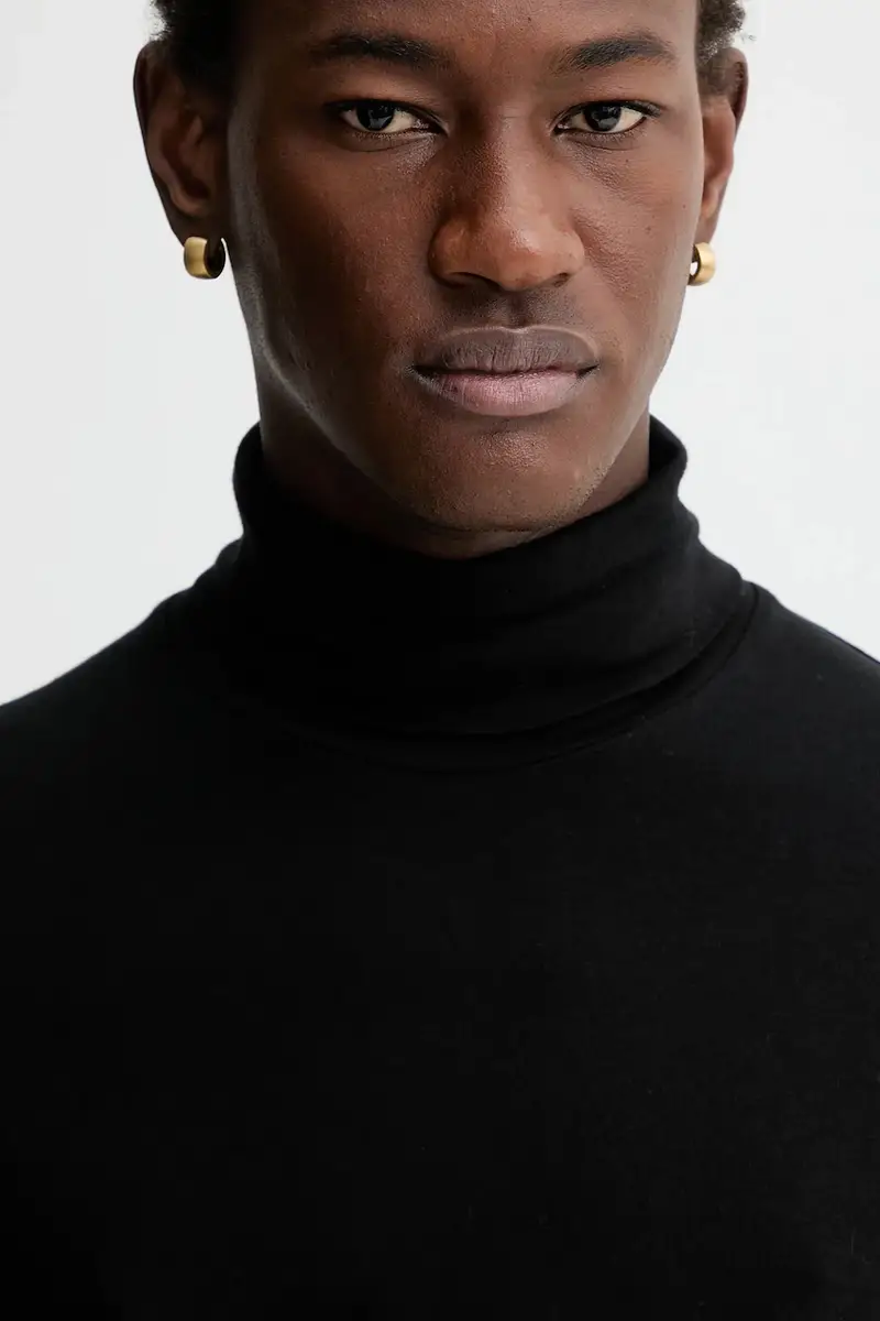 camicetta a maniche lunghe con lana colore nero 530203252088 miniatura 4