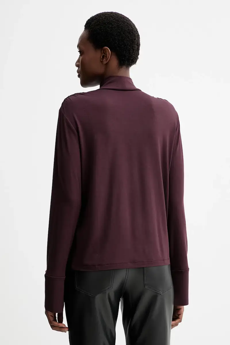 camicetta donna colore granata 510214952225 miniatura 3