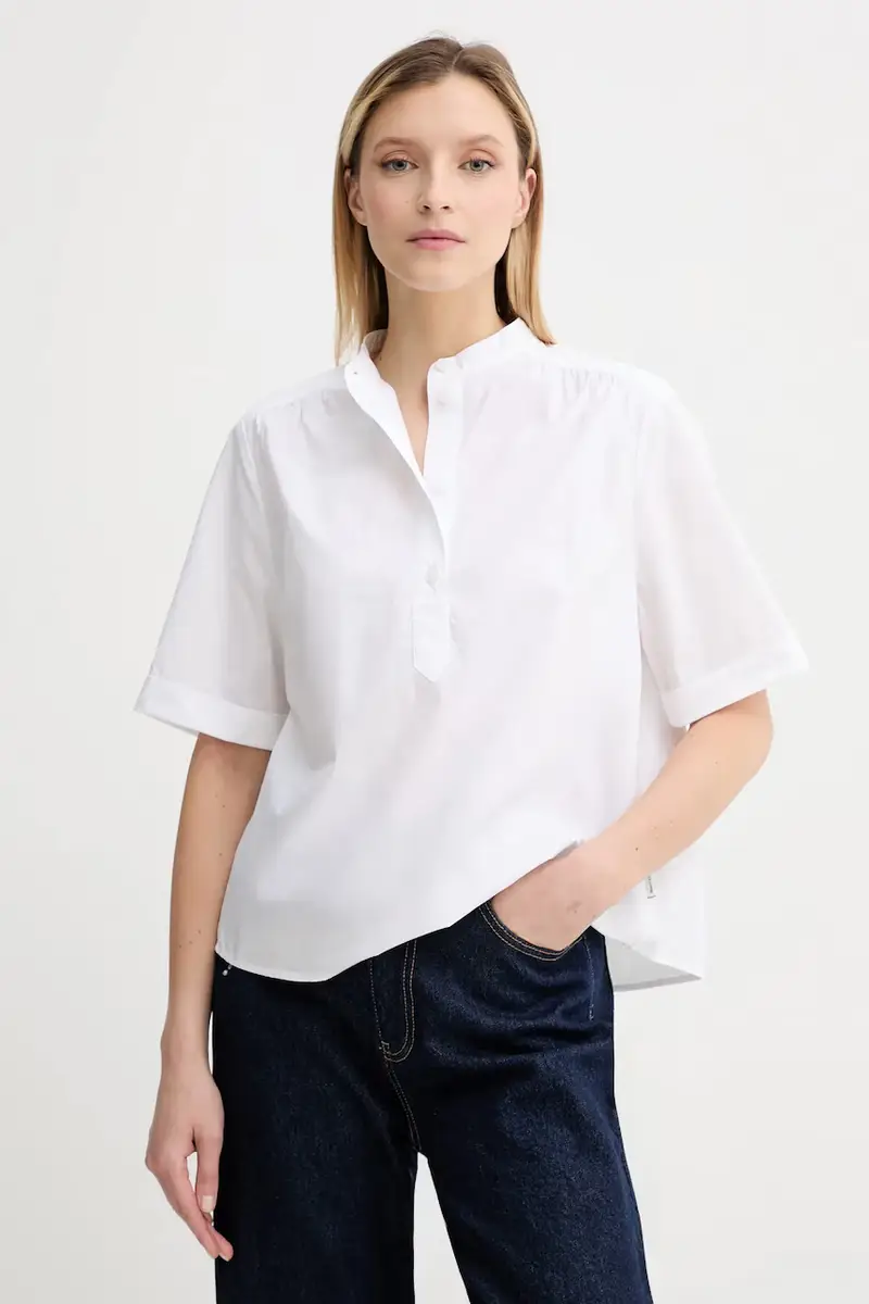 camicetta in cotone donna colore bianco 5000006442