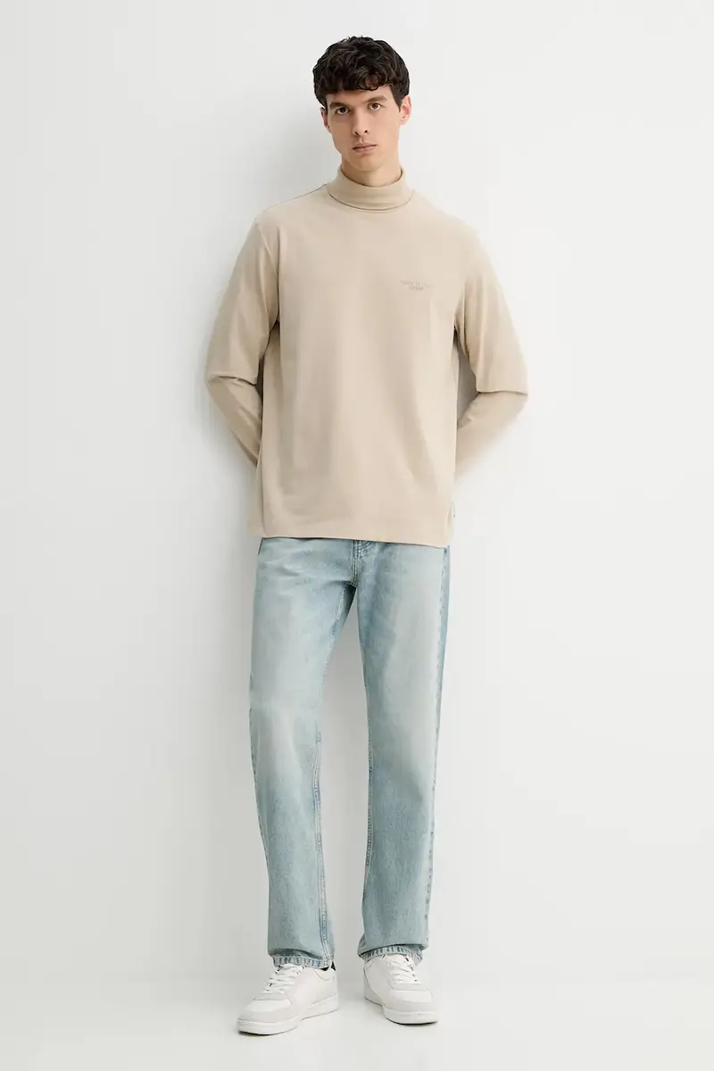 camicia a maniche lunghe colore beige 5000007921 miniatura 2