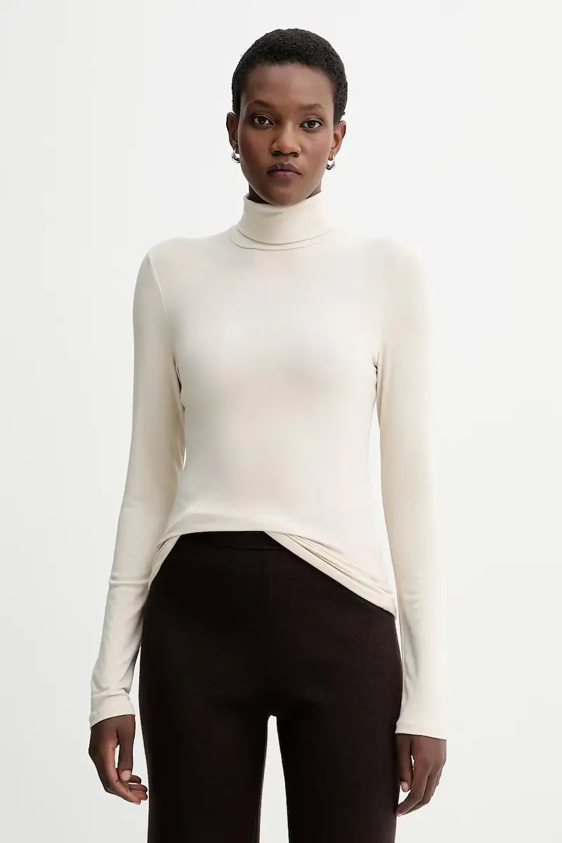 camicia a maniche lunghe colore beige 509215752177