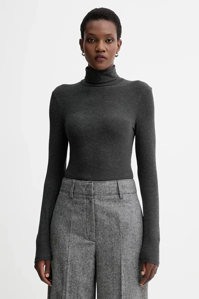 camicia a maniche lunghe colore grigio 509215752177