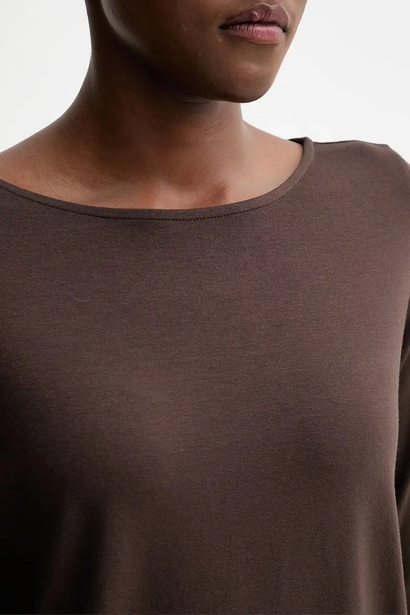 camicia a maniche lunghe colore marrone 511205252697 miniatura 5