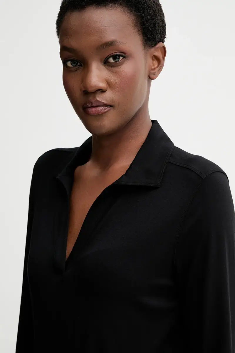 camicia a maniche lunghe colore nero 510214952227 miniatura 4