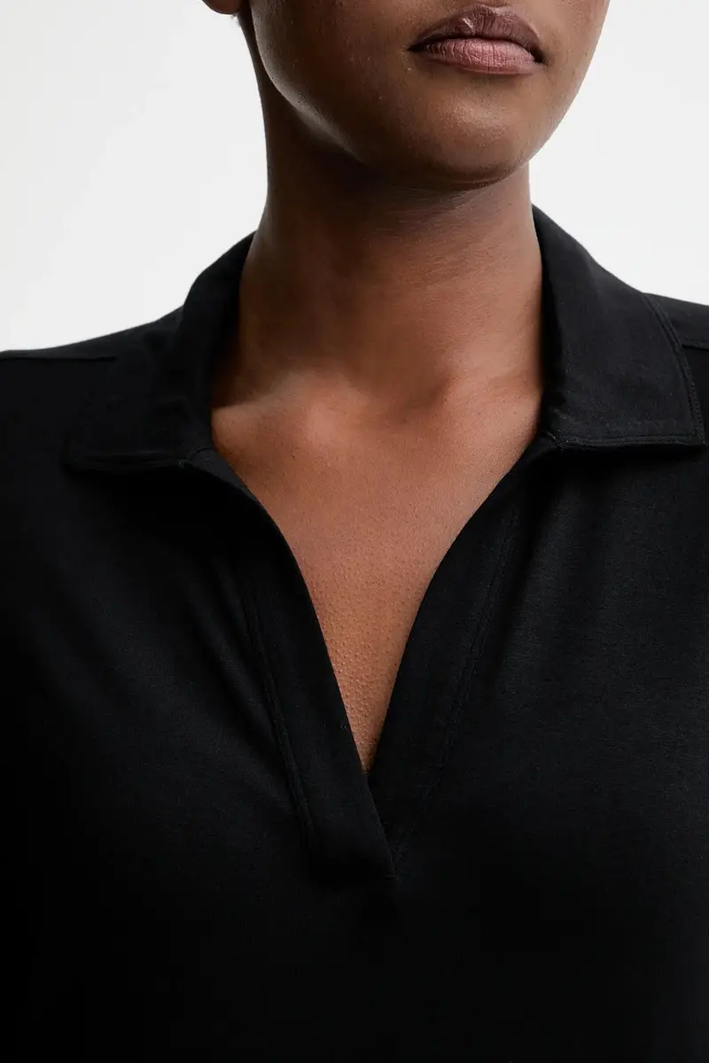 camicia a maniche lunghe colore nero 510214952227 miniatura 5