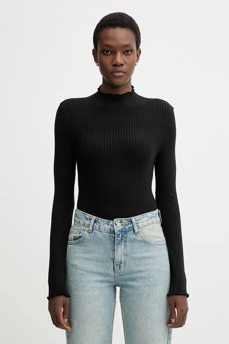 camicia a maniche lunghe Nero