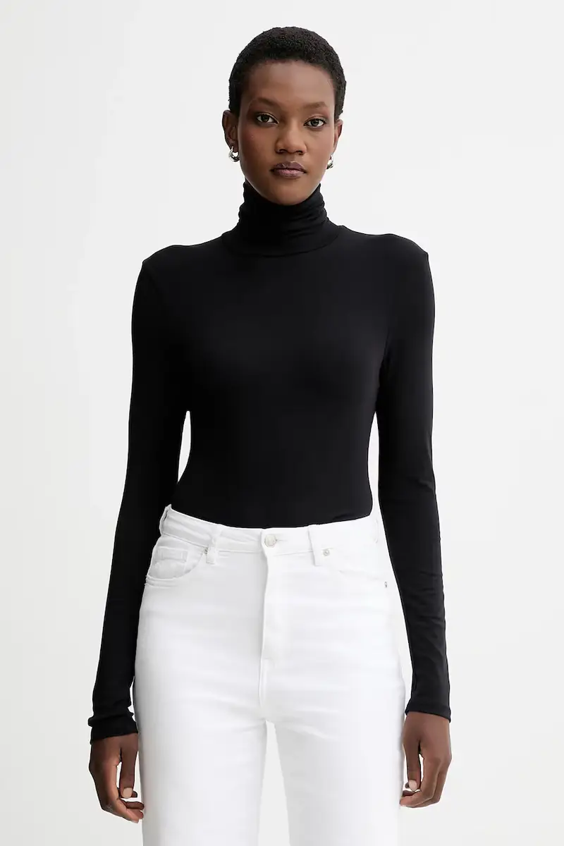 camicia a maniche lunghe Nero