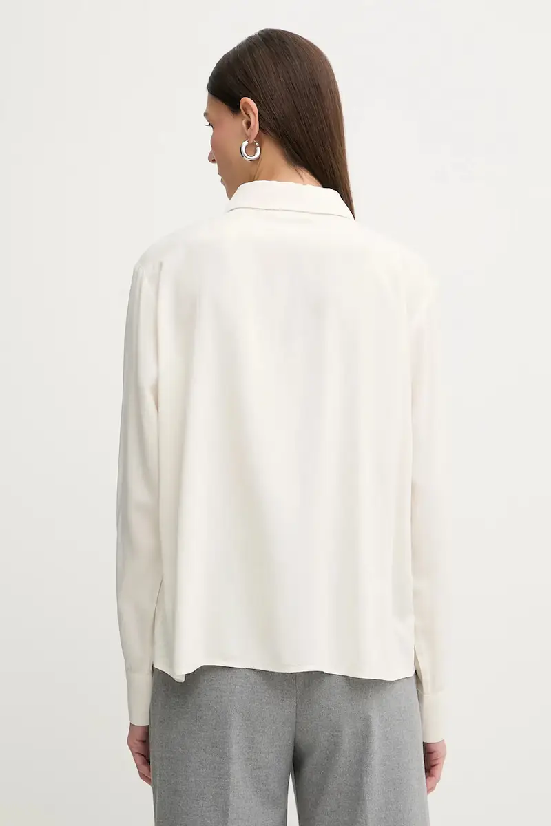 camicia donna colore beige 5000007985 miniatura 3