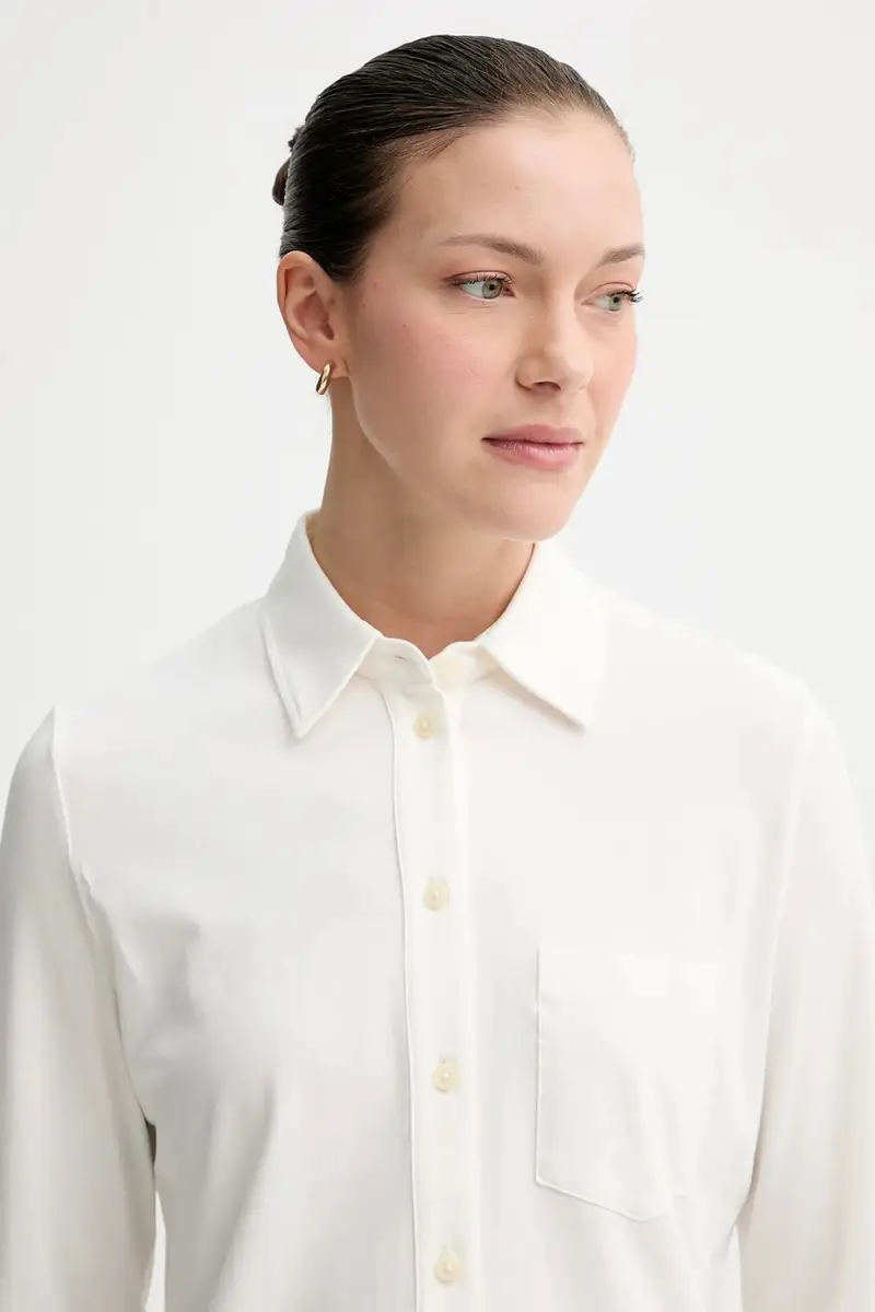 camicia donna colore beige 508200152201 miniatura 5