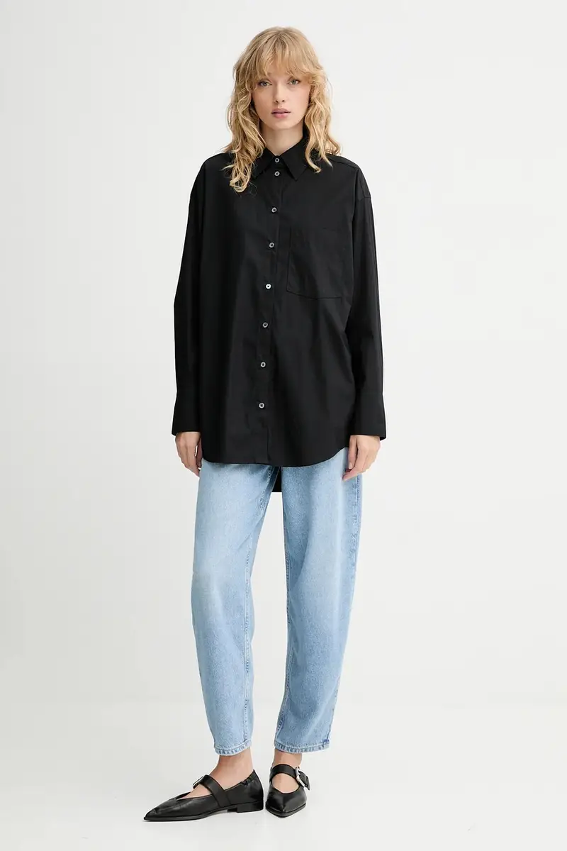 camicia donna colore nero 508113442221 miniatura 2