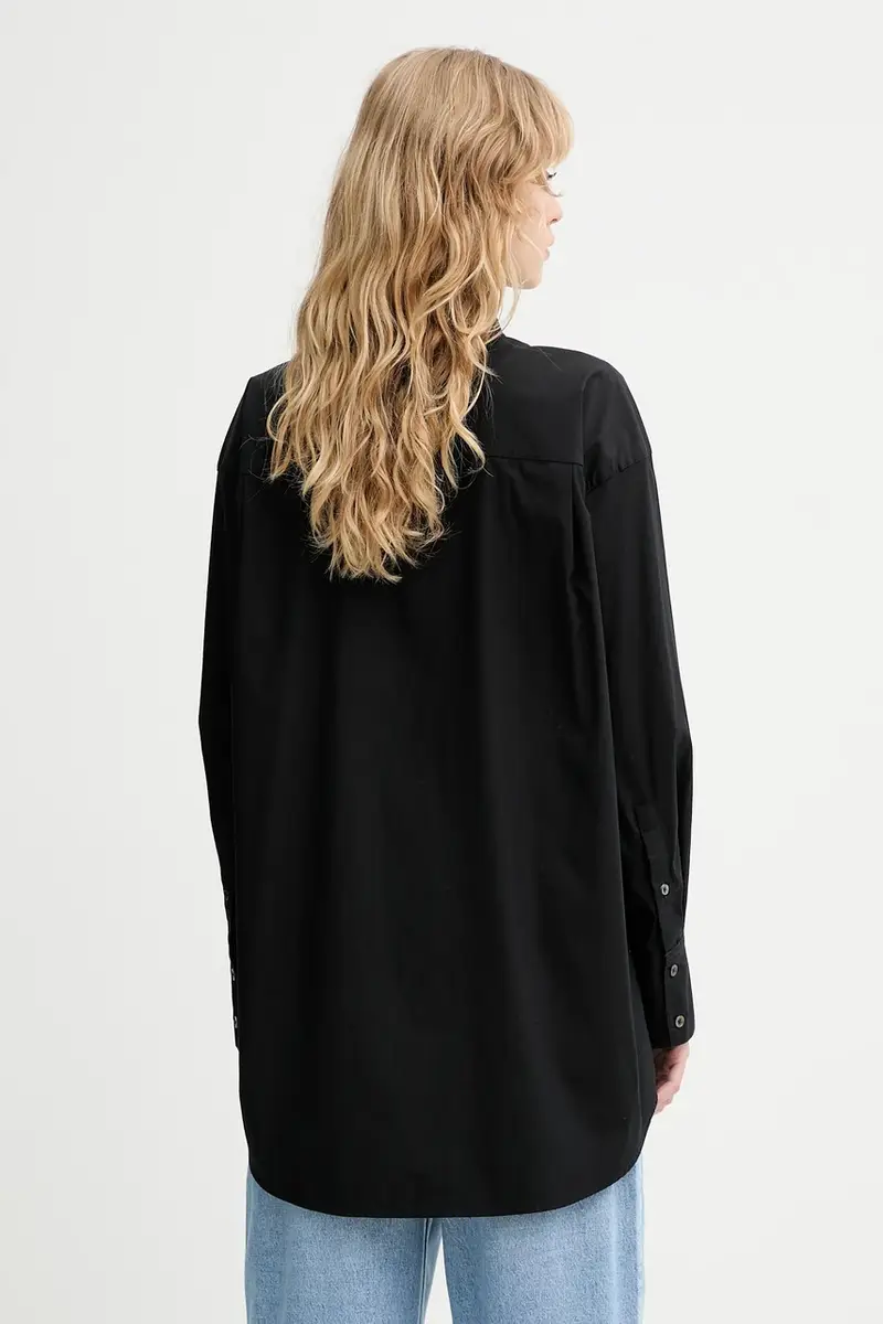 camicia donna colore nero 508113442221 miniatura 3