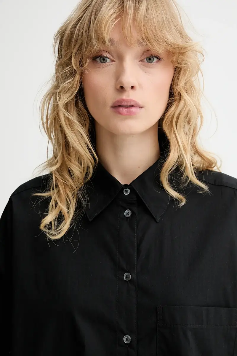 camicia donna colore nero 508113442221 miniatura 4