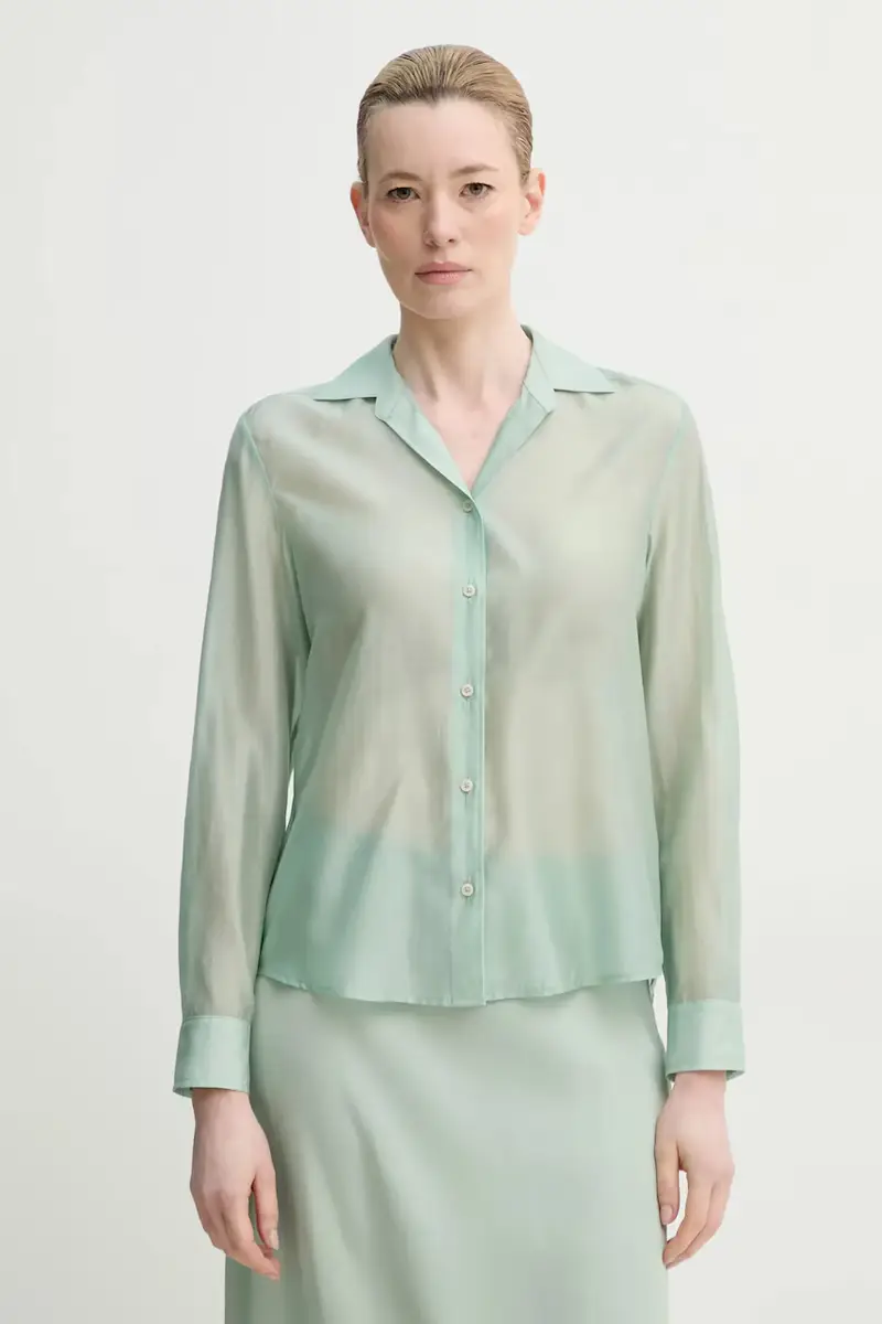 camicia donna colore turchese 502089042137