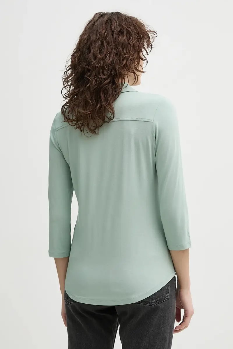 camicia donna colore verde 502205252207 miniatura 3