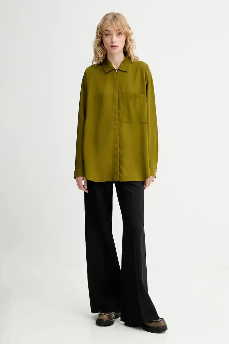 camicia donna colore verde 509152542109 miniatura 2