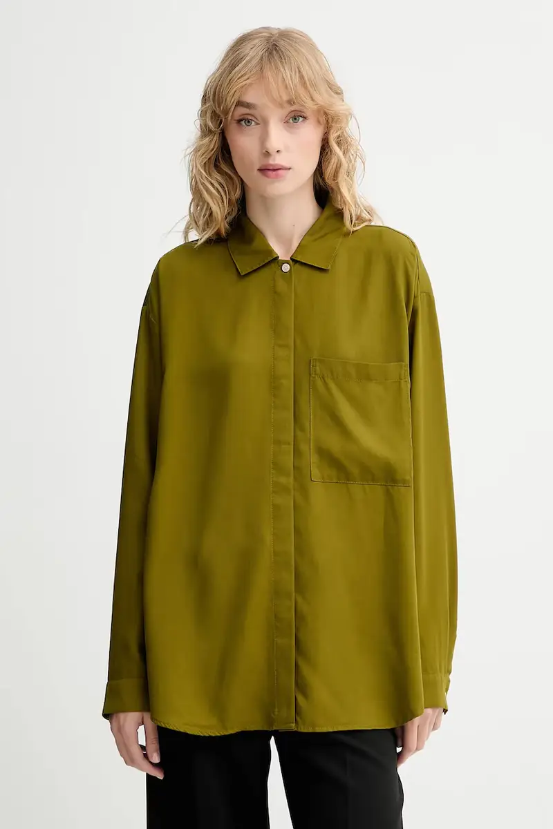 camicia donna colore verde 509152542109