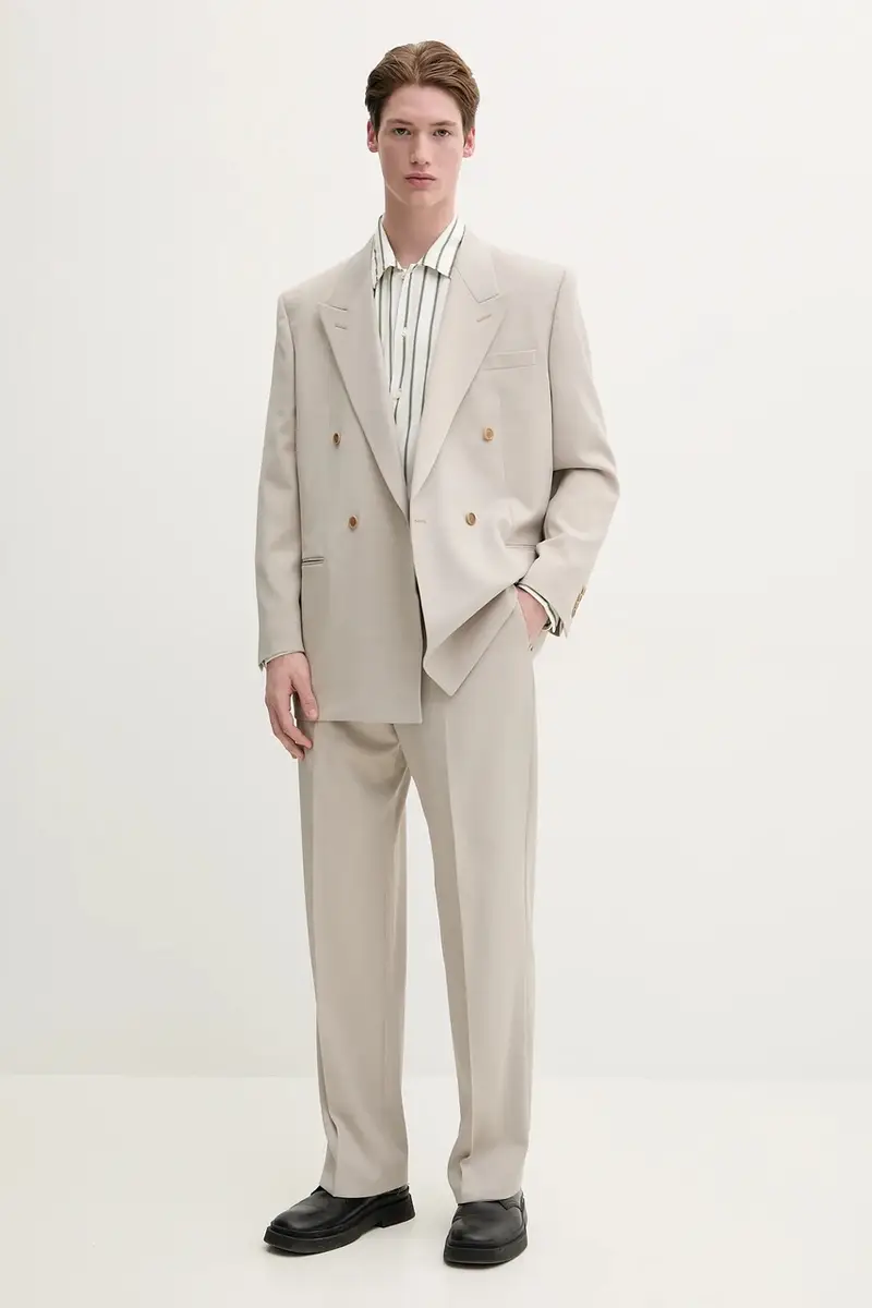 camicia in cotone uomo colore bianco 522721642598 miniatura 2