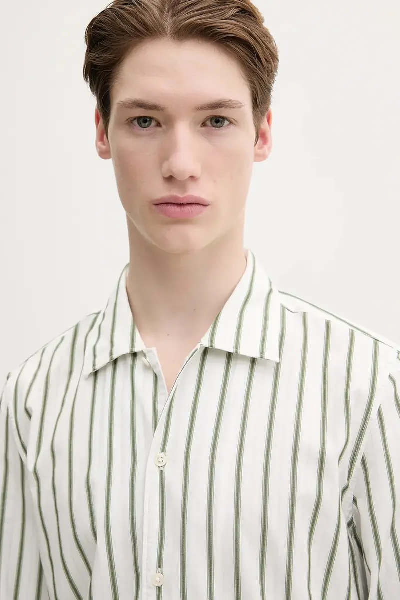 camicia in cotone uomo colore bianco 522721642598 miniatura 4