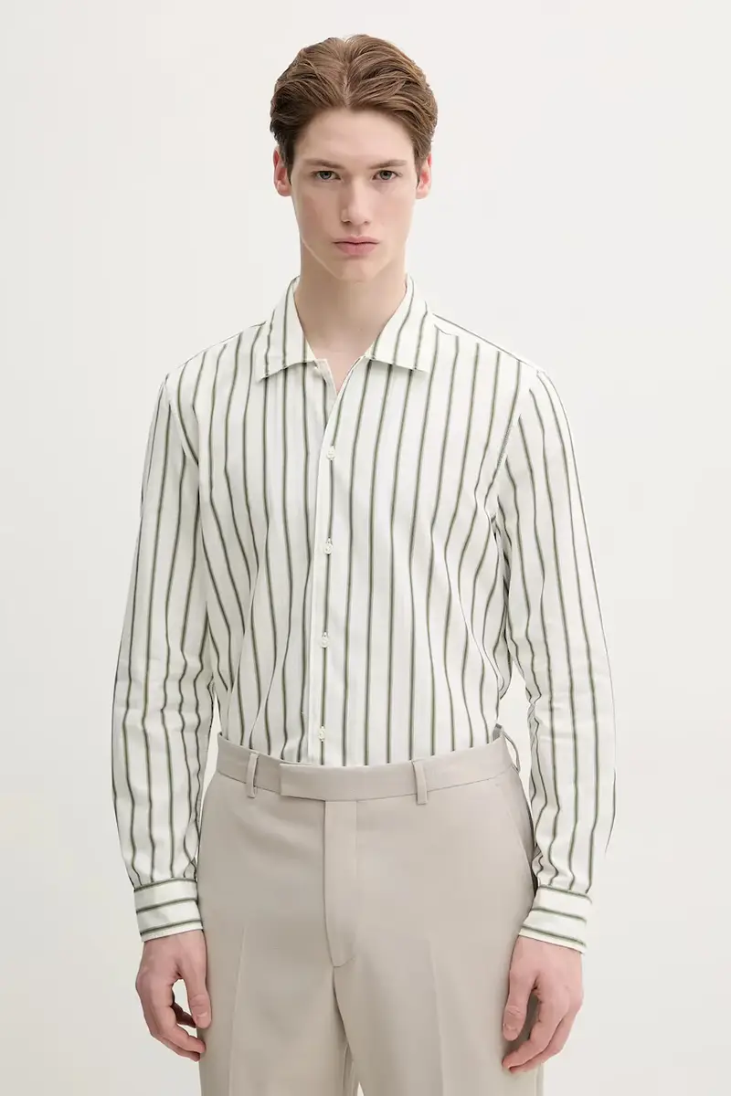 camicia in cotone uomo colore bianco 522721642598