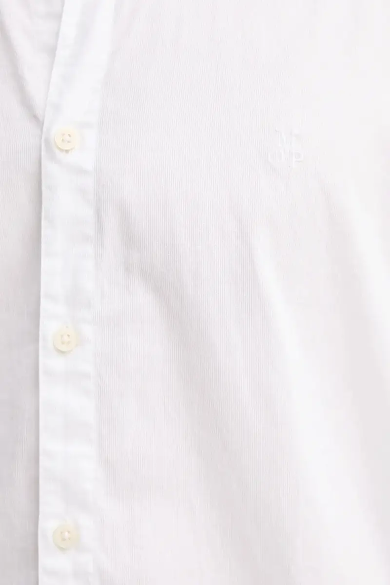 camicia in cotone uomo colore blu B21726842342 Bianco miniatura 5