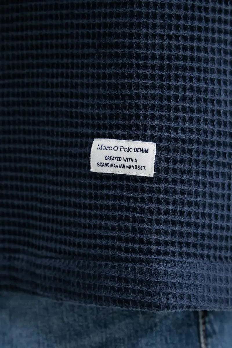 camicia in cotone uomo colore blu navy 5000006546 miniatura 5