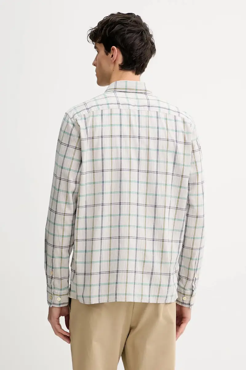 camicia in cotone uomo colore grigio 526724542108 miniatura 3