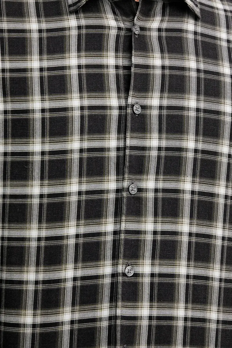 camicia in cotone uomo colore grigio 529740042118 miniatura 5