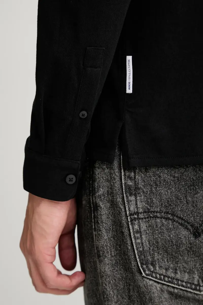 camicia in cotone uomo colore nero 5000007708 miniatura 5