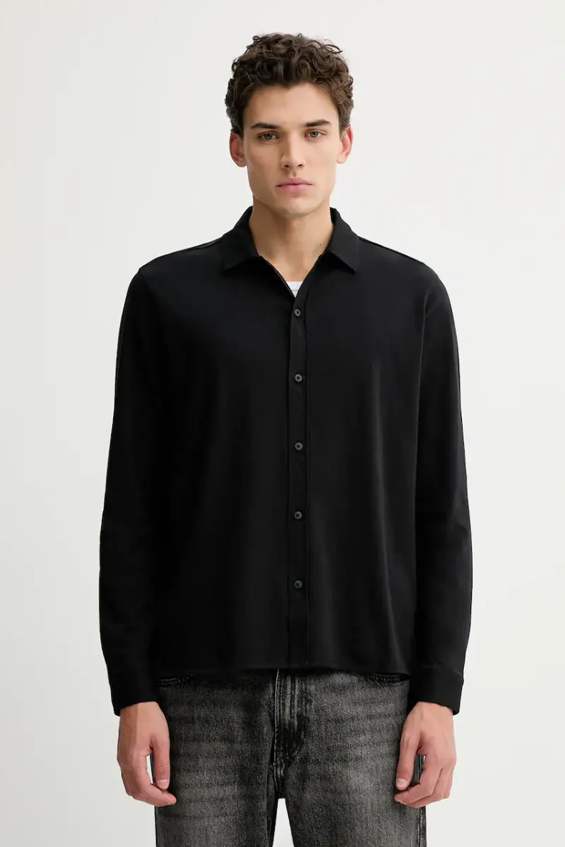 camicia in cotone uomo colore nero 5000007708