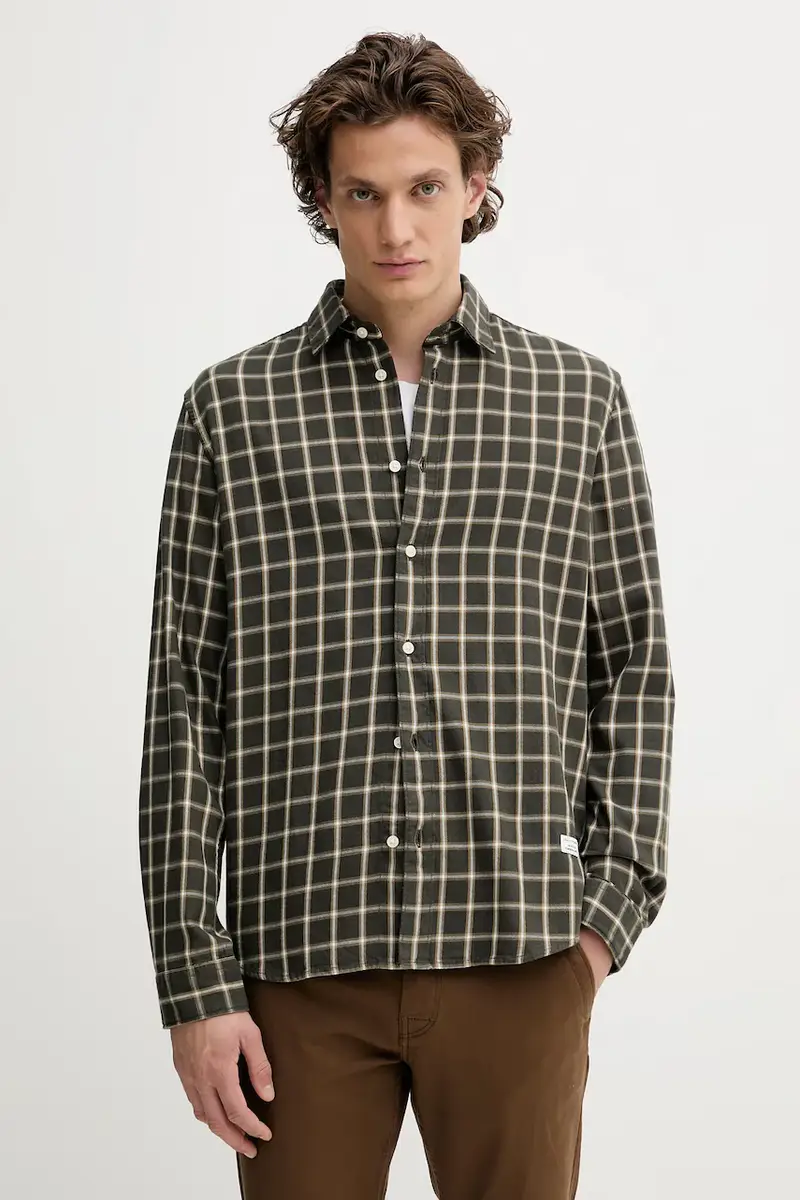 camicia in cotone uomo colore verde 5000007117