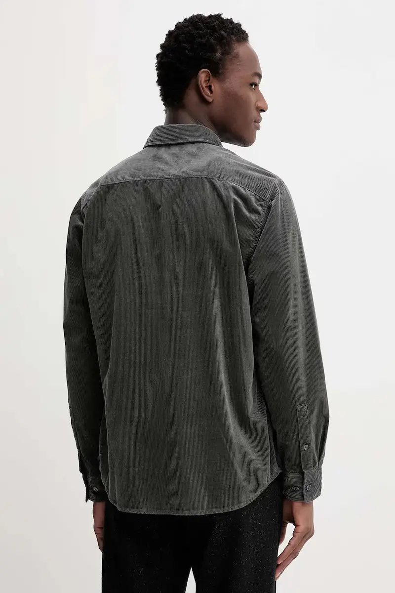 camicia in cotone uomo colore verde M29730942172 miniatura 3