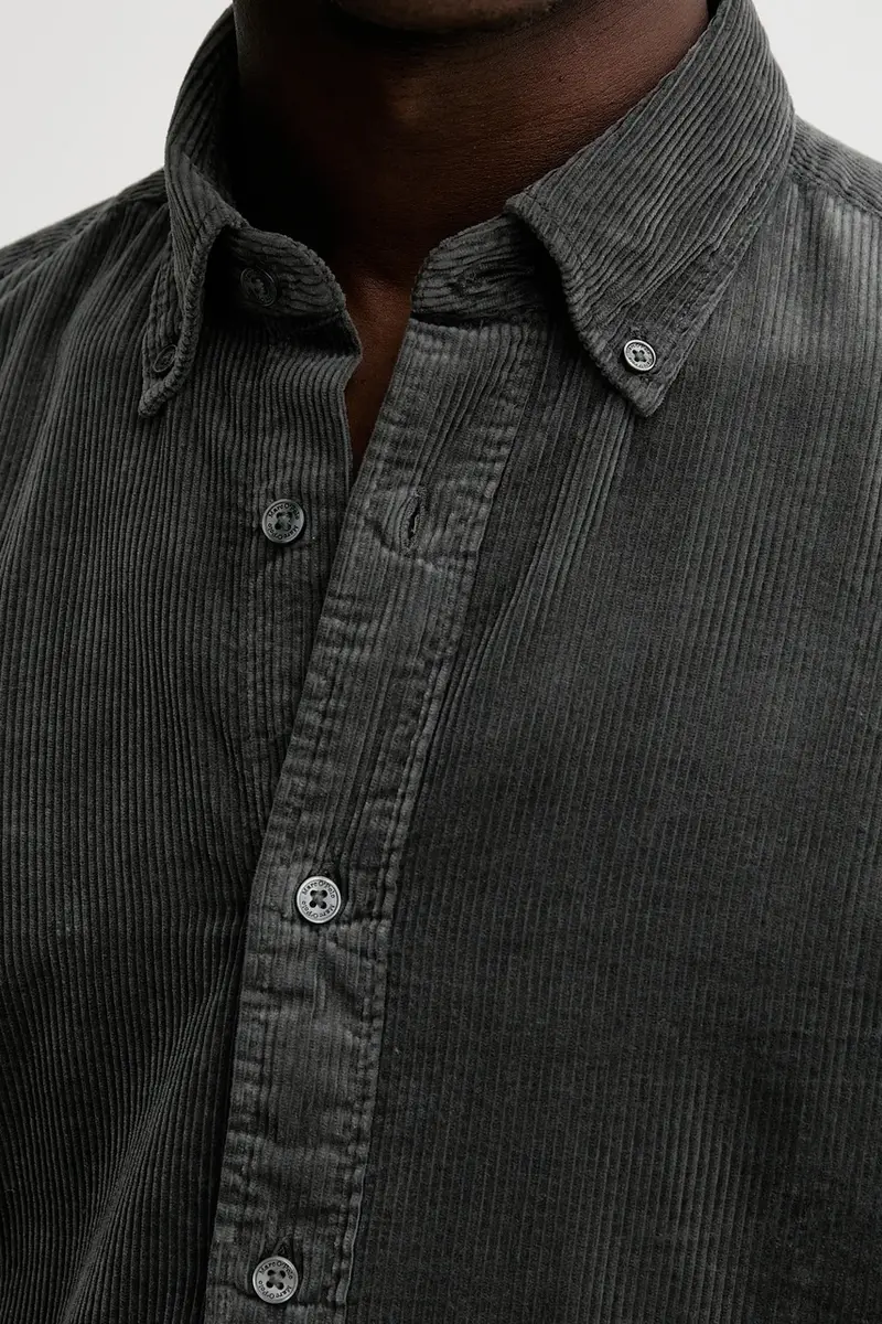 camicia in cotone uomo colore verde M29730942172 miniatura 5