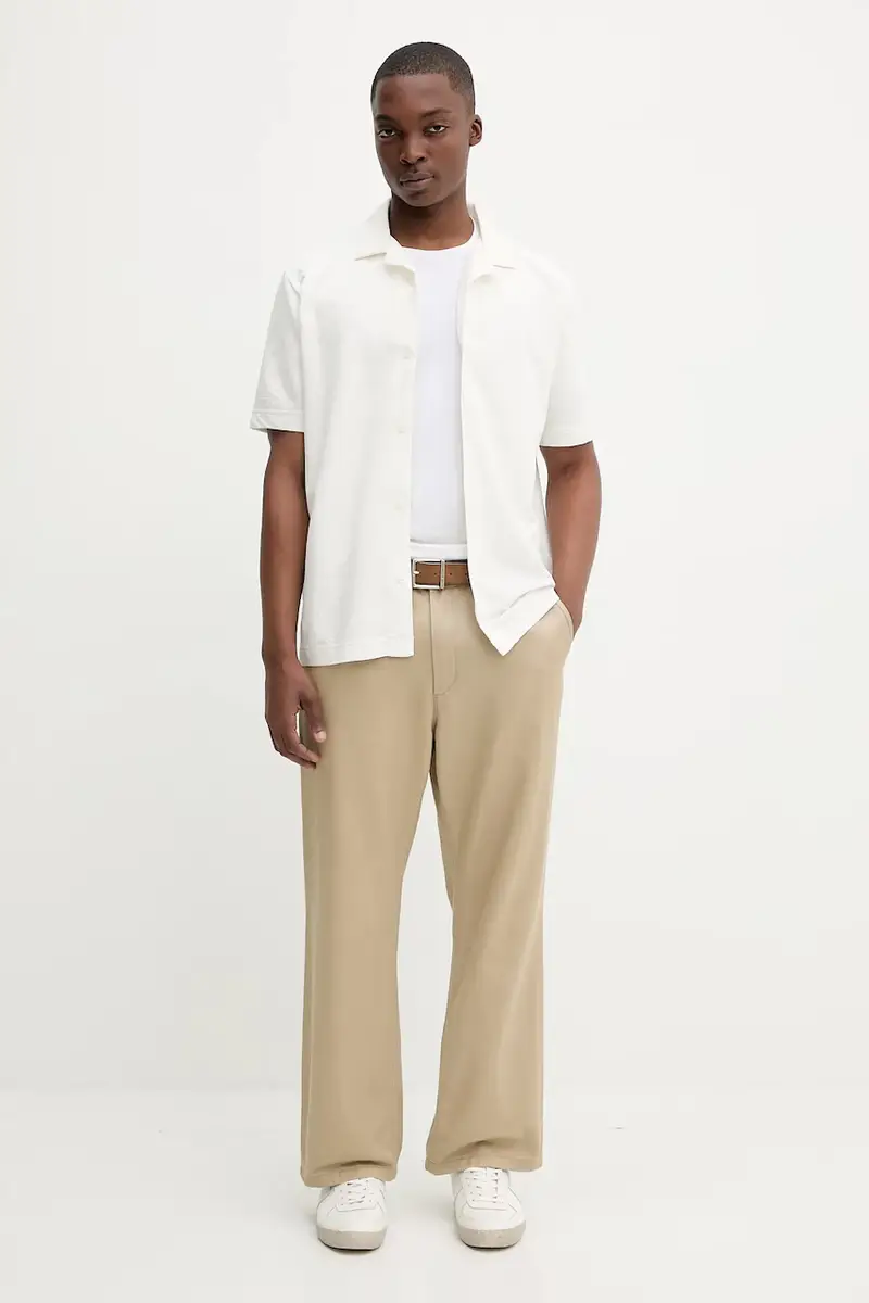 camicia uomo colore beige 526204753088 miniatura 2