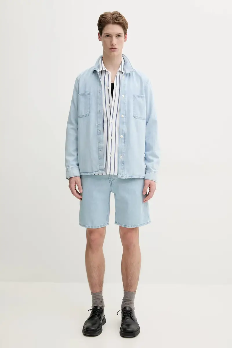 camicia uomo colore blu 5000005865 miniatura 2