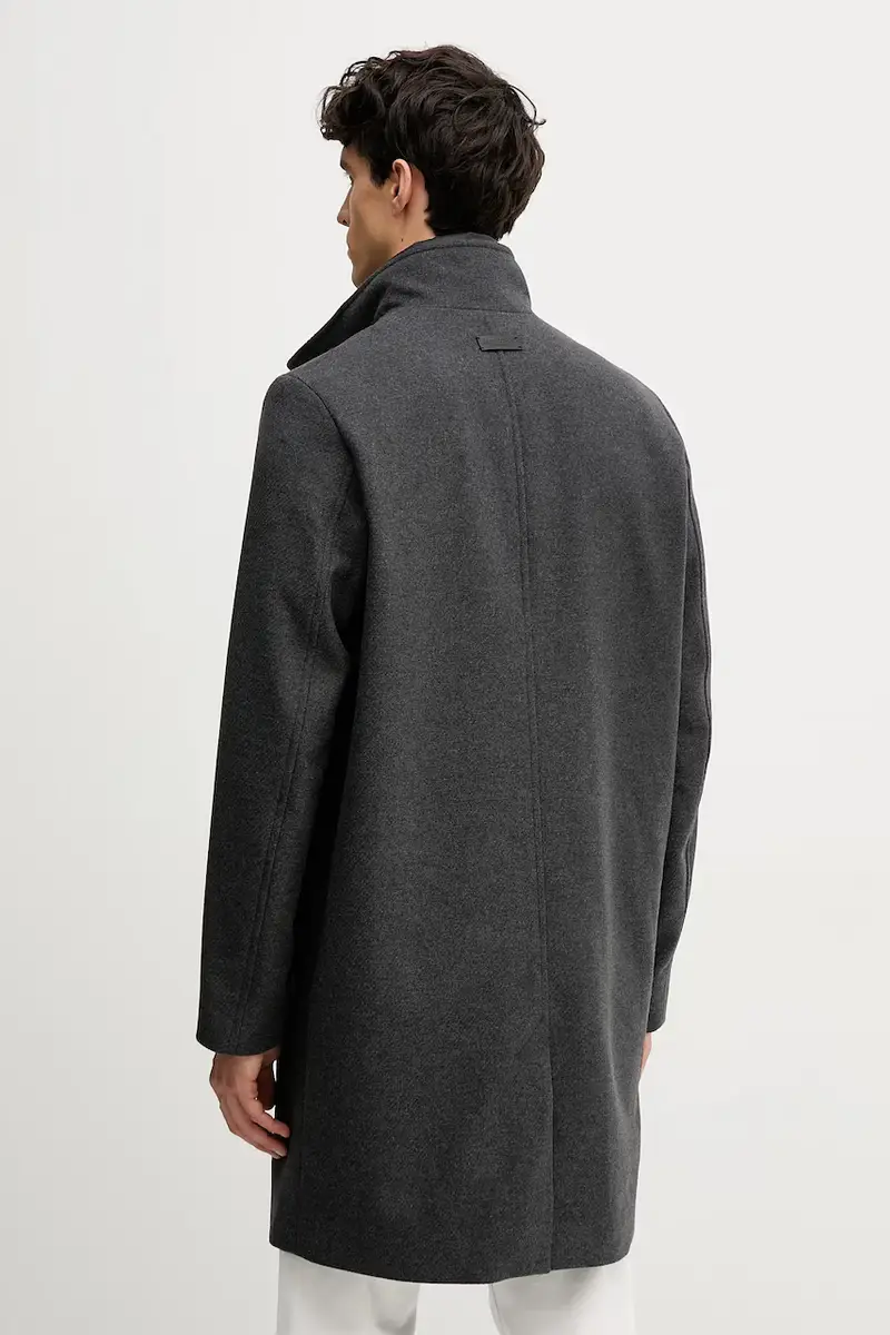 cappotto con lana colore grigio 529028871044 miniatura 3