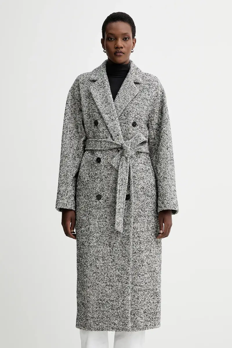 cappotto con lana colore nero 509017671133 miniatura 4