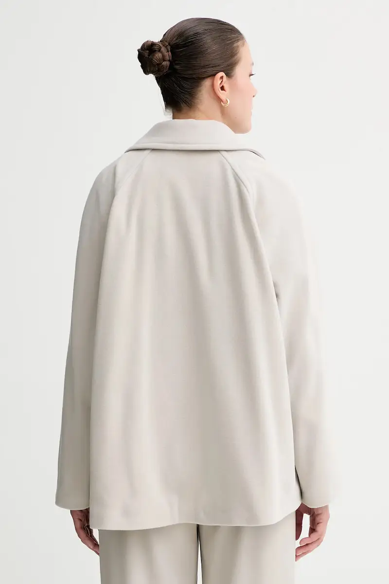 cappotto in lana colore grigio 508017570119 miniatura 3