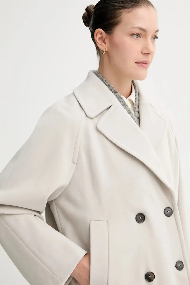 cappotto in lana colore grigio 508017570119 miniatura 5