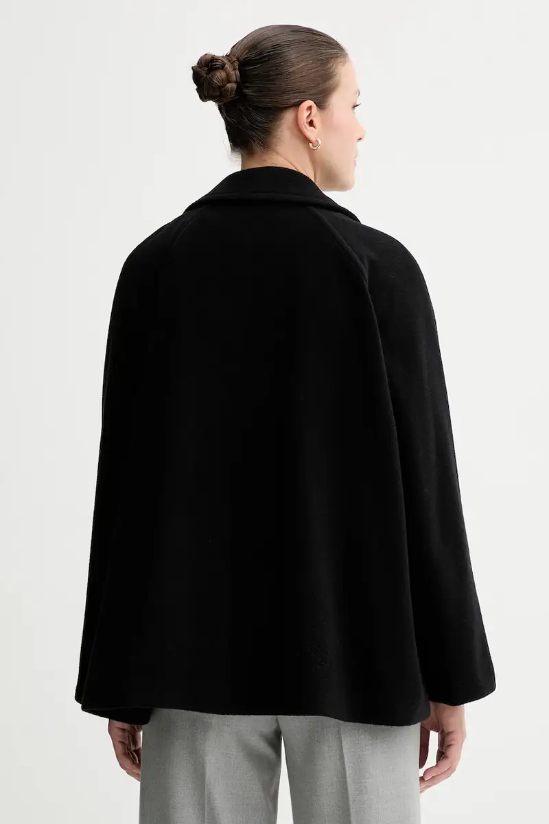 cappotto in lana colore nero 508017570119 miniatura 3