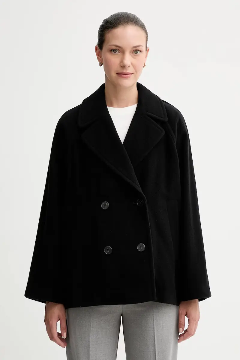 cappotto in lana colore nero 508017570119