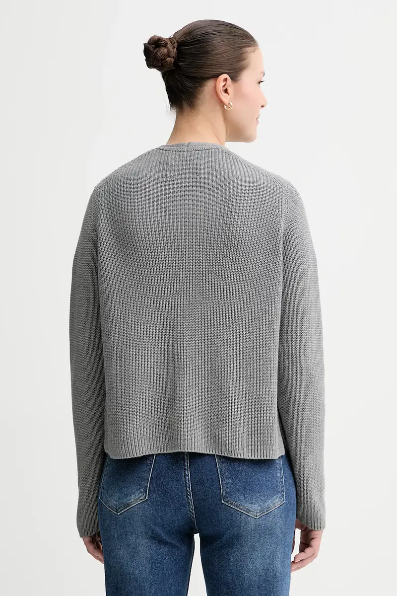 Marc O'Polo Polo Donna Grigio 3610659 miniatura 3