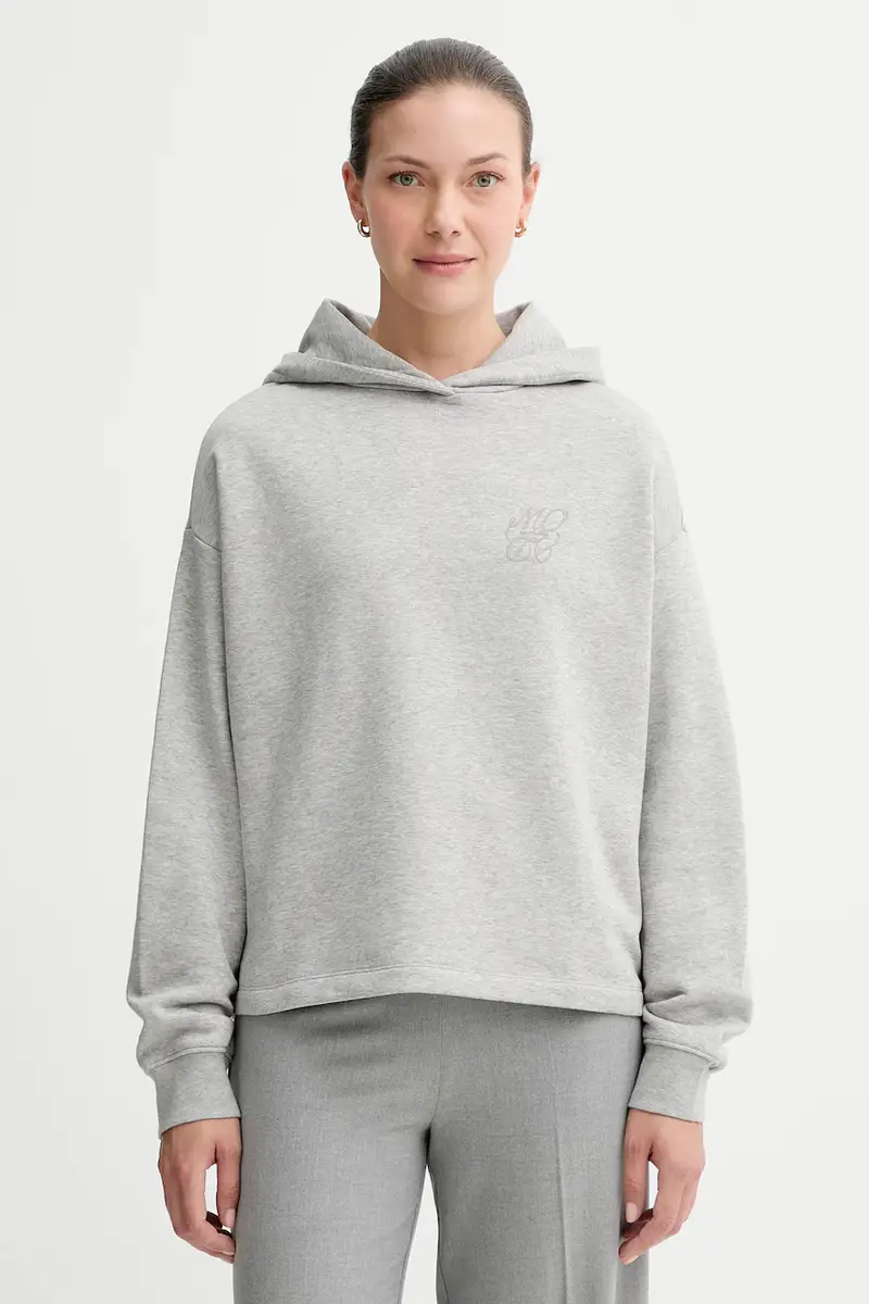 felpa donna colore grigio con cappuccio 5000007272