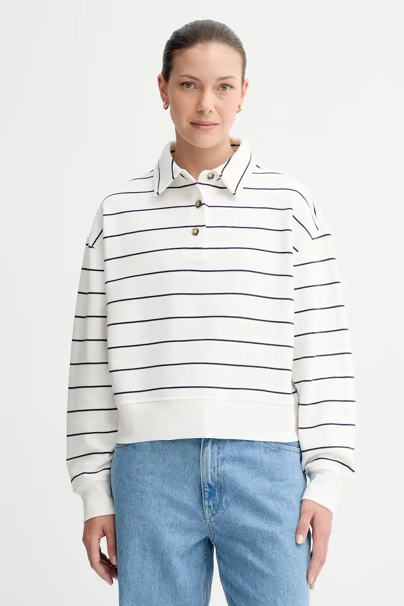 felpa in cotone donna colore bianco 5000007098