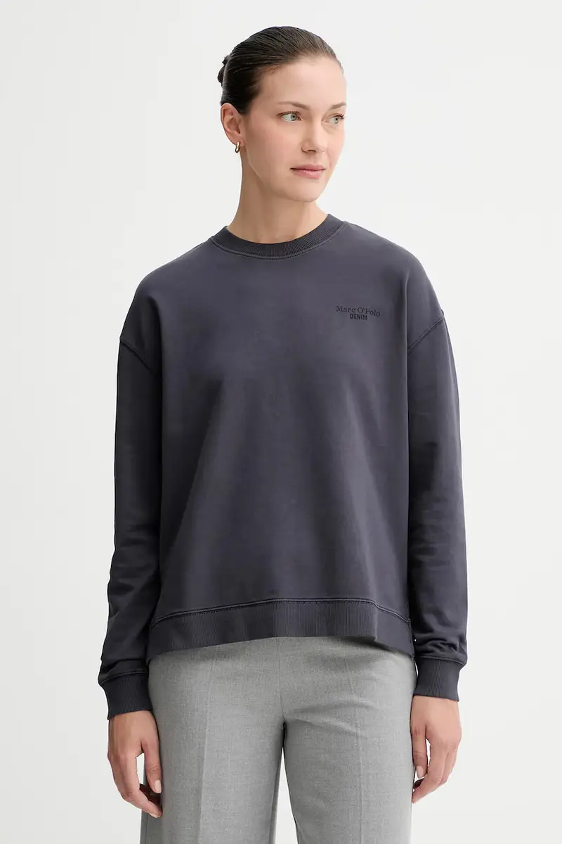 felpa in cotone donna colore blu navy 5000007724