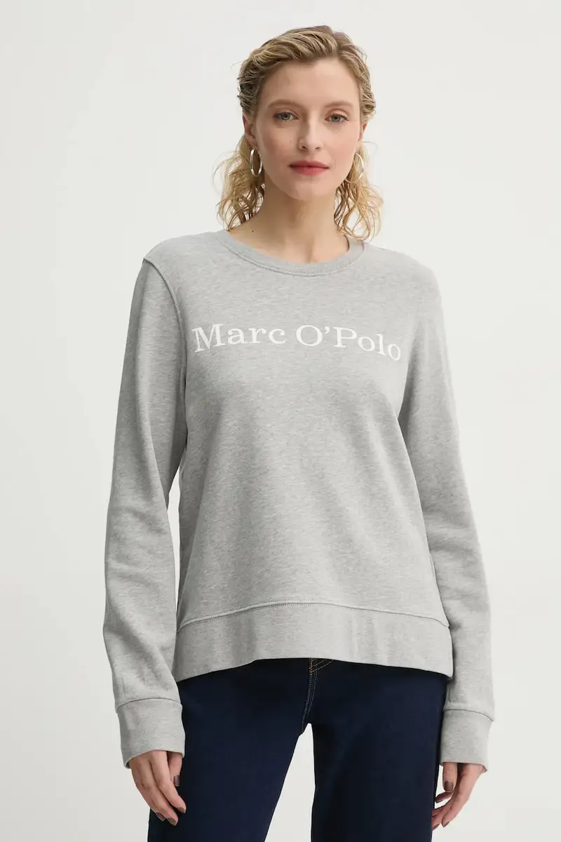 felpa in cotone donna colore grigio 500407354055