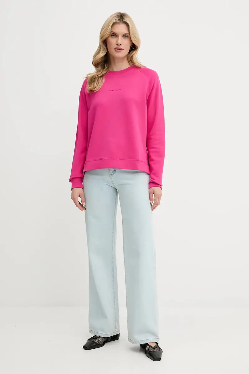 felpa in cotone donna colore rosa 5000007104 miniatura 2