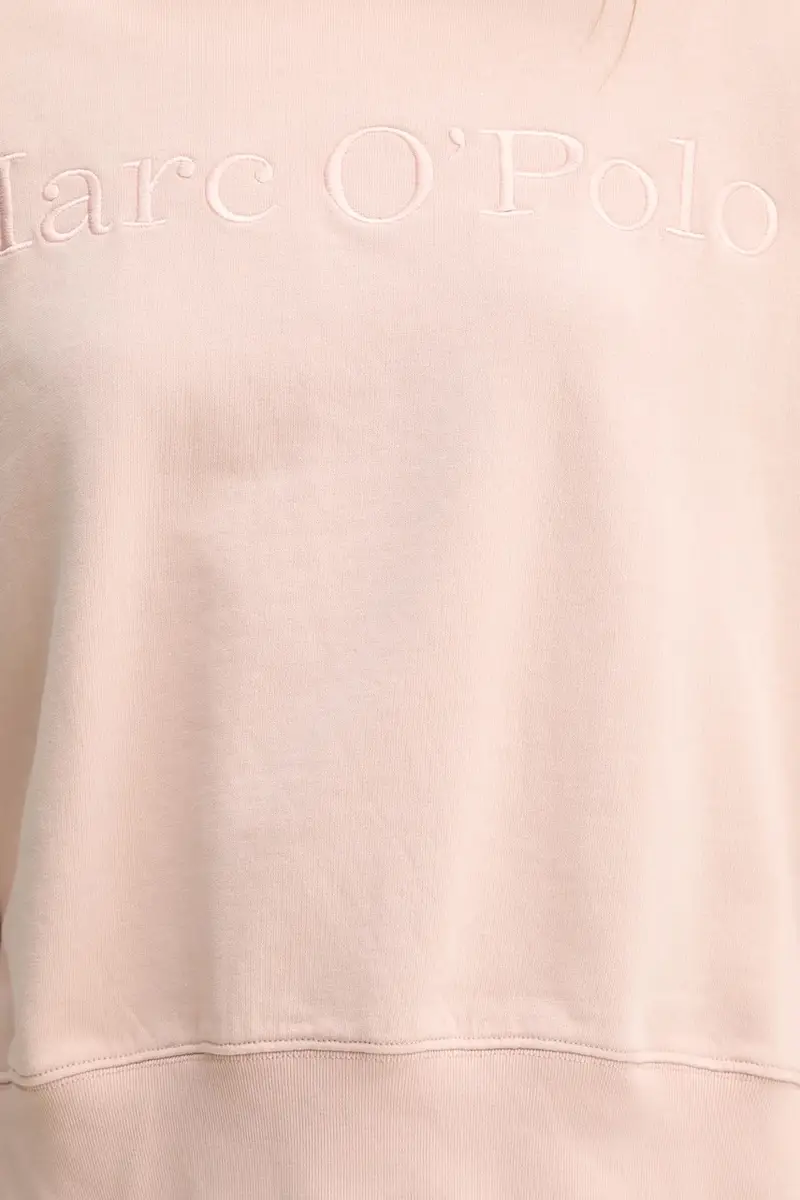 felpa in cotone donna colore rosa con applicazione 502407354033 miniatura 5