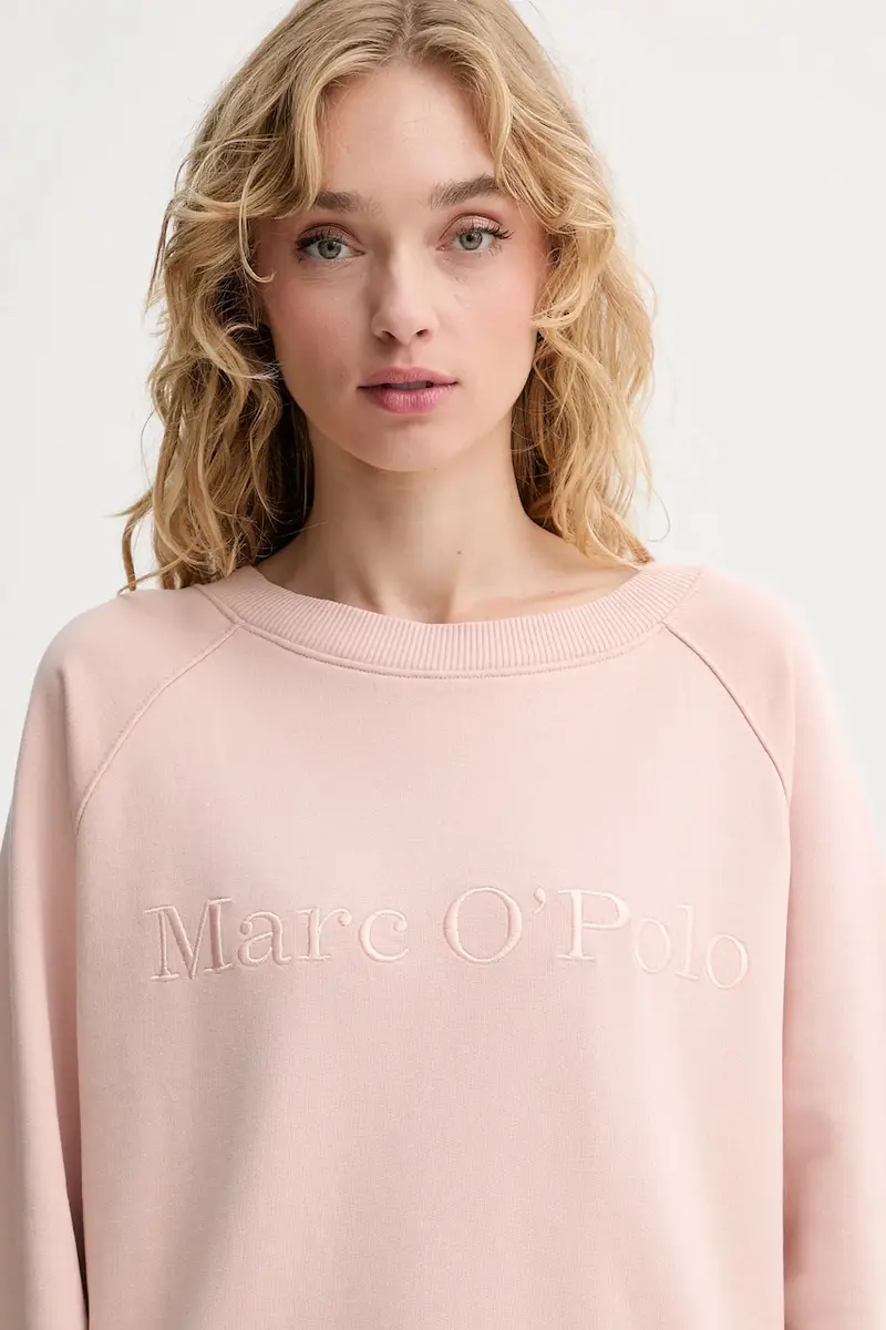 felpa in cotone donna colore rosa con applicazione 508407354063 miniatura 4