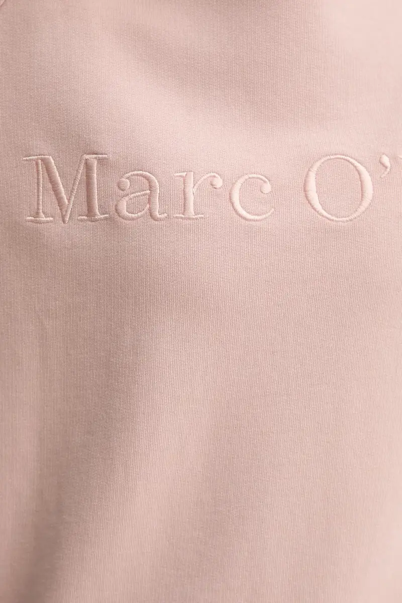 felpa in cotone donna colore rosa con applicazione 508407354063 miniatura 5