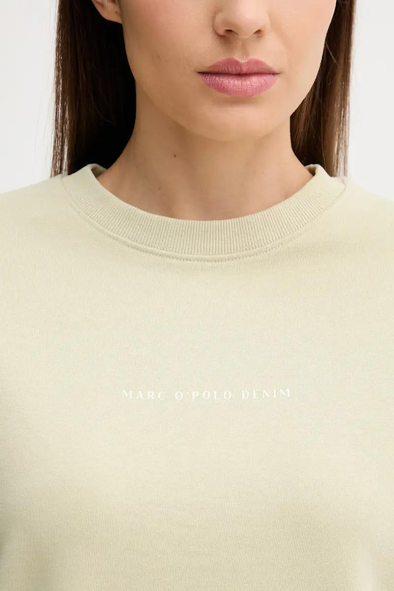 felpa in cotone donna colore verde 5000006575 miniatura 4